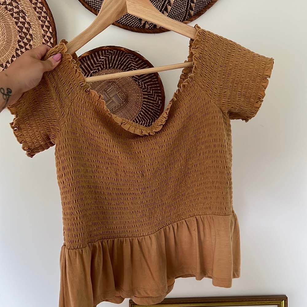 American Eagle L Off The Shoulder Top